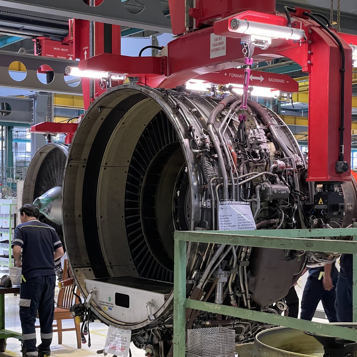 Aerospace engine maintenance